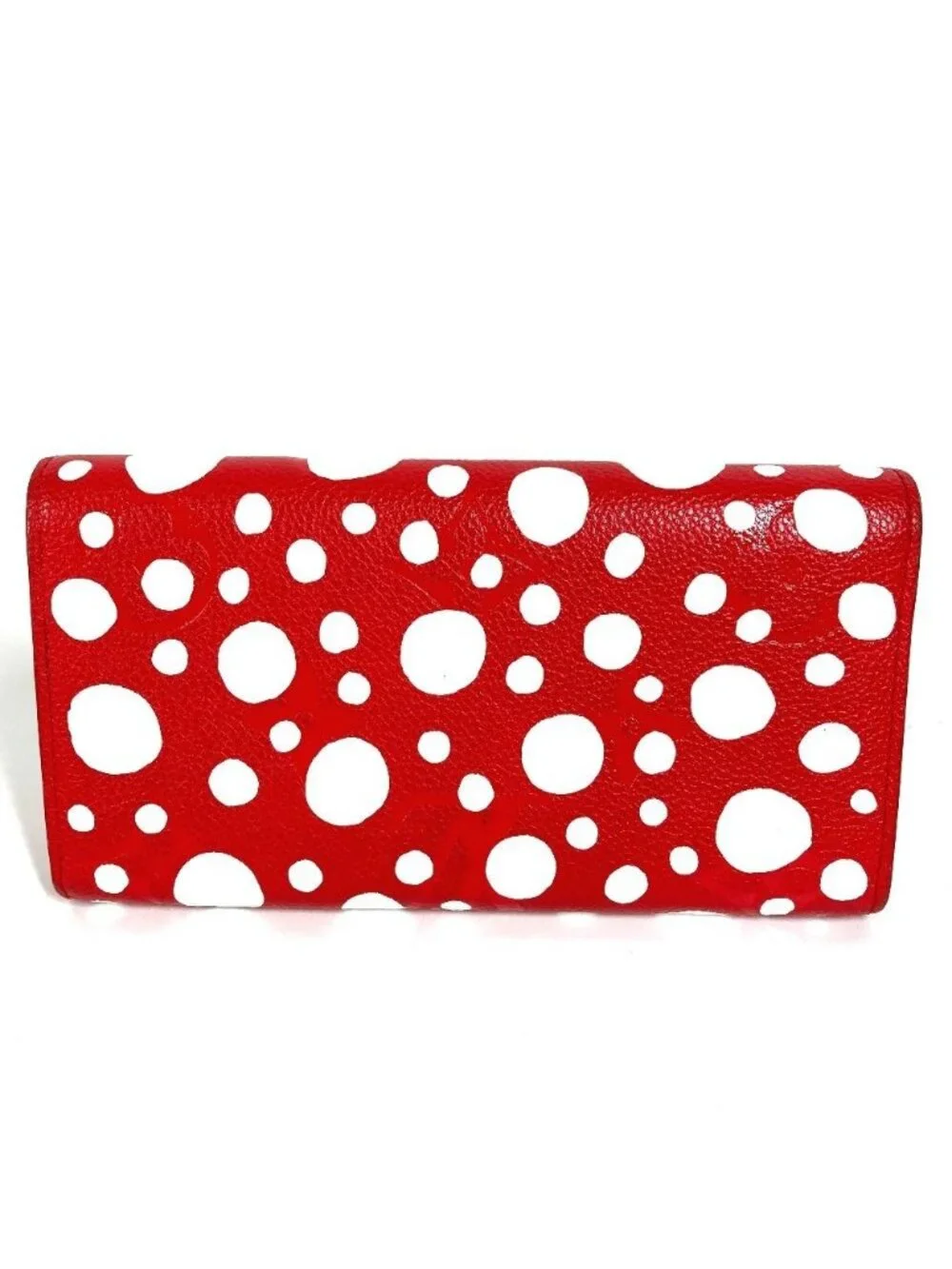 Louis Vuitton Wallet Portefeuille Sarah NM Leather Yayoi Kusama